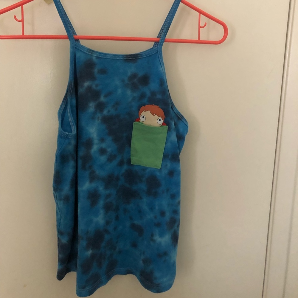 Ponyo tyedye pocket tank
